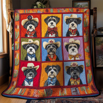 Rynx | Ranch Schnauzer Quilted Blanket
