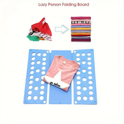 Rynx | Practical Adult PP Shirt Folding Board - Easy Clothes Folding, Space-Saving, Travel-Friendly | Quick Folding Helper for Home | Perfect for Lazy People, Travelers, Busy Individuals