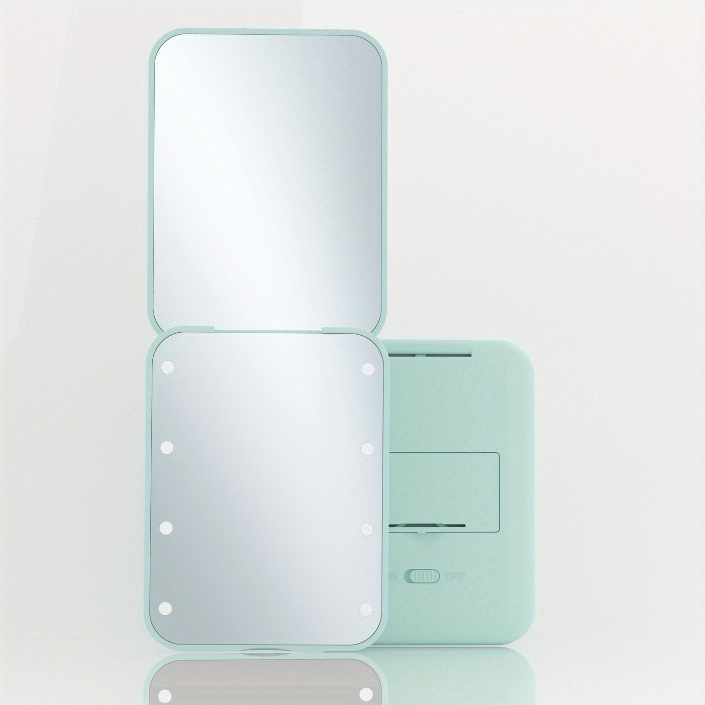 Rynx | Pocket Mirror with LED Light – 1X/3X Magnification, Compact Travel Makeup Mirror, Folding, Handheld, Portable Purse Mirror, Small Lighted Mirror for Gifts
