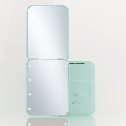 Rynx | Pocket Mirror with LED Light – 1X/3X Magnification, Compact Travel Makeup Mirror, Folding, Handheld, Portable Purse Mirror, Small Lighted Mirror for Gifts