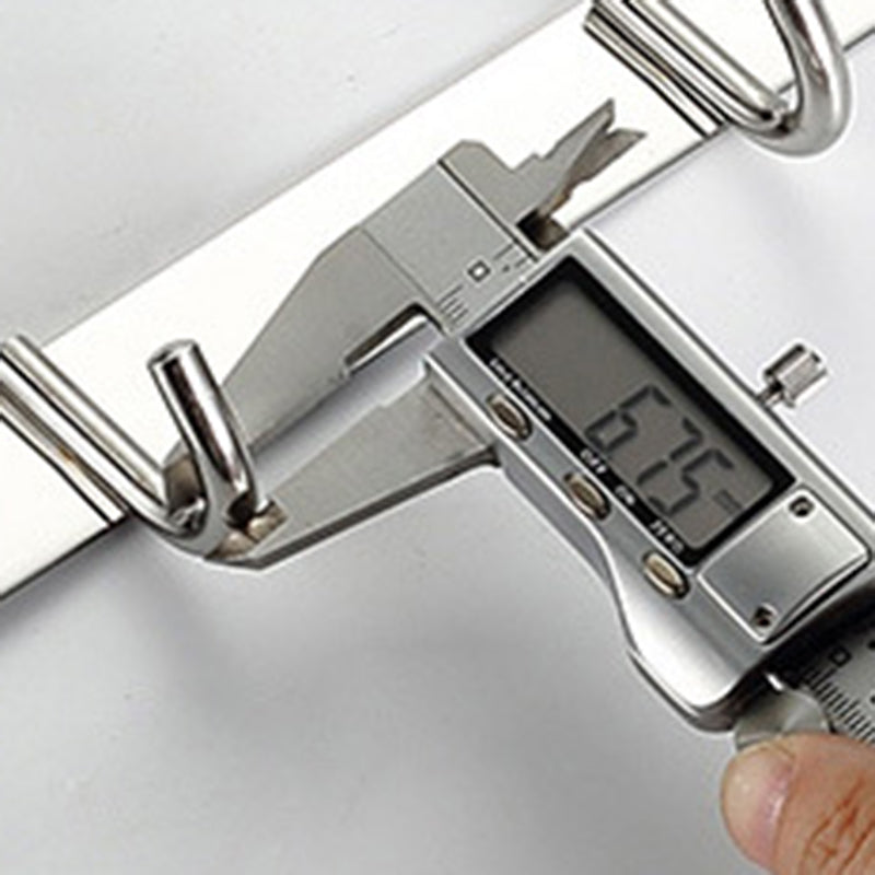 Rynx | Classic Polished Chrome Bathroom Accessory Set Towel Holder/Paper Holder/Robe Hooks Included