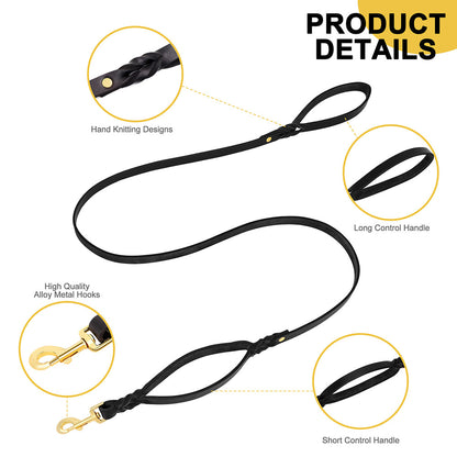Rynx | 6ft genuine leather dog leash