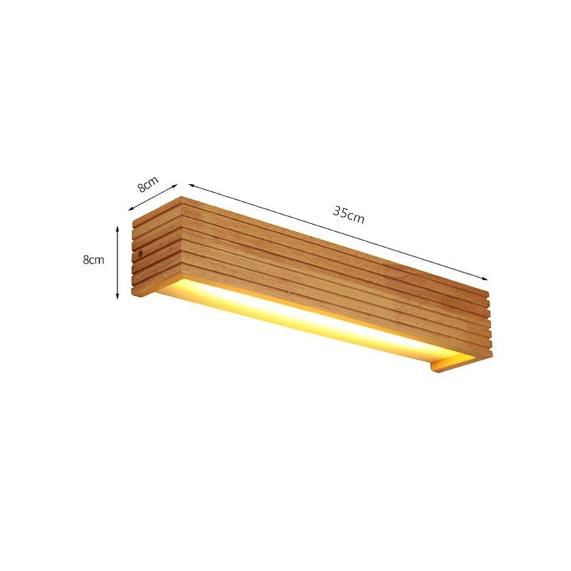 Rynx | Modern Japan Style LED Oak Wooden Wall Lamp