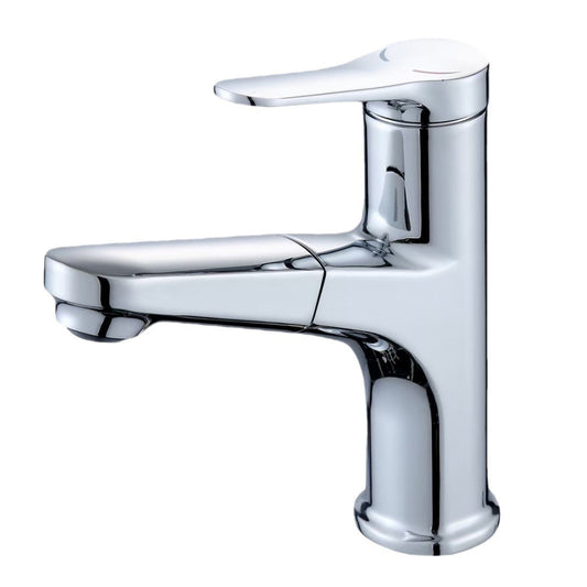 Rynx | Round Modern Sink Faucet with Pull-Out Single-Hole Basin Faucet