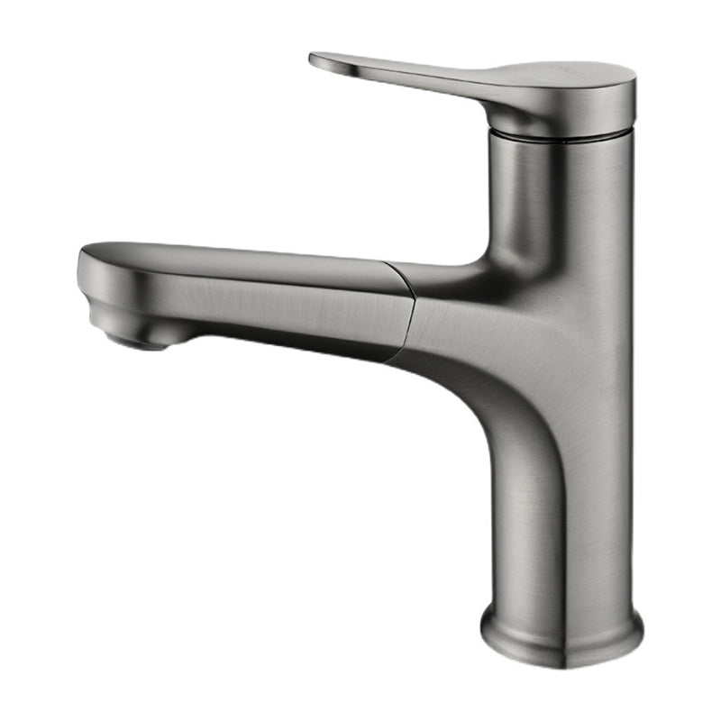 Rynx | Round Modern Sink Faucet with Pull-Out Single-Hole Basin Faucet