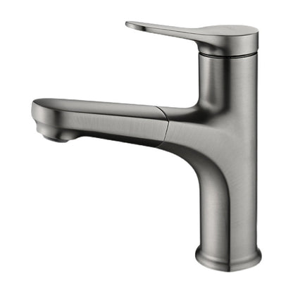 Rynx | Round Modern Sink Faucet with Pull-Out Single-Hole Basin Faucet