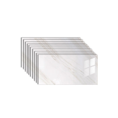 Rynx | 10-Pack PVC rectangular Peel-and-Stick wall tile kitchen and bathroom backsplash