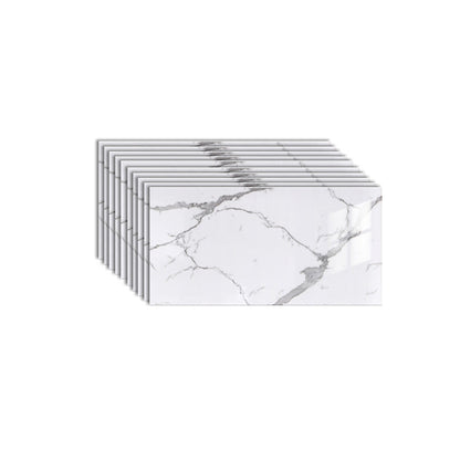 Rynx | 10-Pack PVC rectangular Peel-and-Stick wall tile kitchen and bathroom backsplash