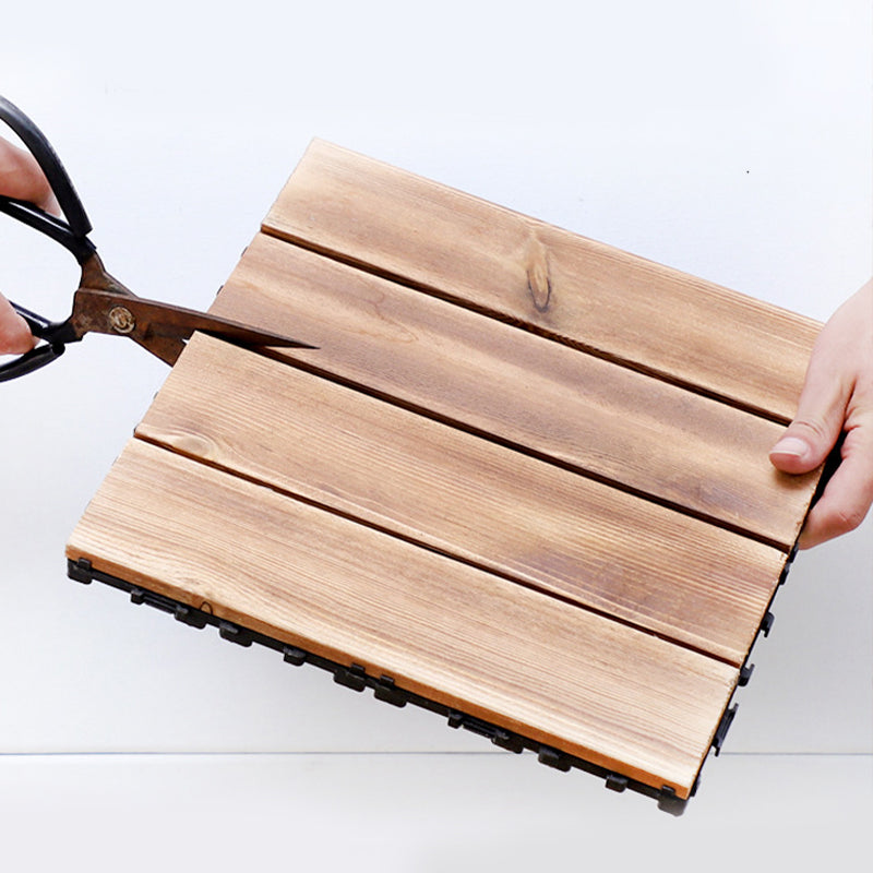 Rynx | Parquet Pine Floor Tile Waterproof Click Lock Traditional Hardwood Floor for Living Room