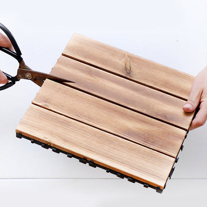 Rynx | Parquet Pine Floor Tile Waterproof Click Lock Traditional Hardwood Floor for Living Room