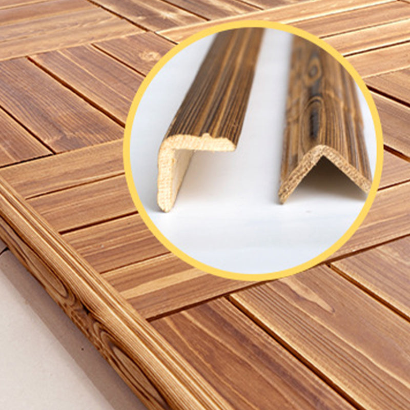 Rynx | Parquet Pine Floor Tile Waterproof Click Lock Traditional Hardwood Floor for Living Room