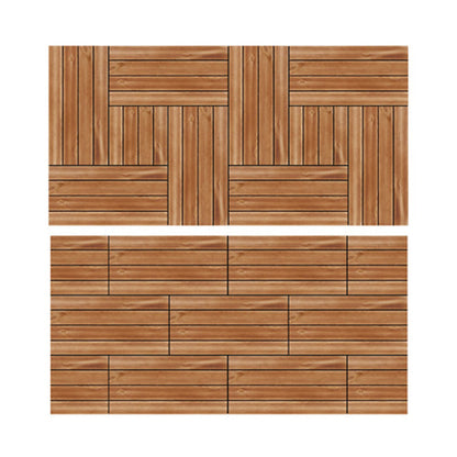 Rynx | Parquet Pine Floor Tile Waterproof Click Lock Traditional Hardwood Floor for Living Room