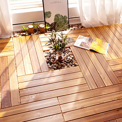 Rynx | Parquet Pine Floor Tile Waterproof Click Lock Traditional Hardwood Floor for Living Room