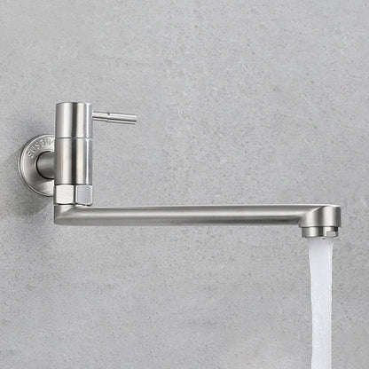 Rynx | Kitchen faucet pot filling valve single handle swivel stainless steel kitchen faucet