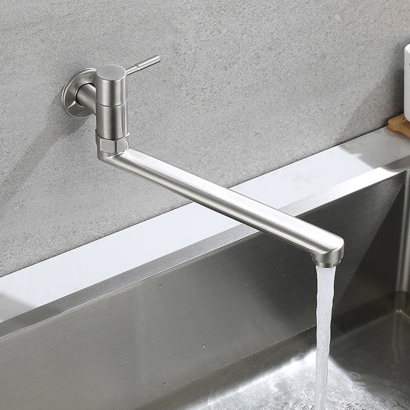 Rynx | Kitchen faucet pot filling valve single handle swivel stainless steel kitchen faucet