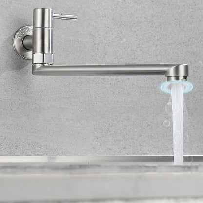 Rynx | Kitchen faucet pot filling valve single handle swivel stainless steel kitchen faucet