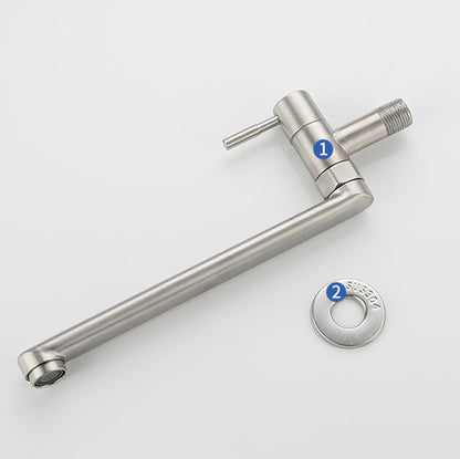 Rynx | Kitchen faucet pot filling valve single handle swivel stainless steel kitchen faucet