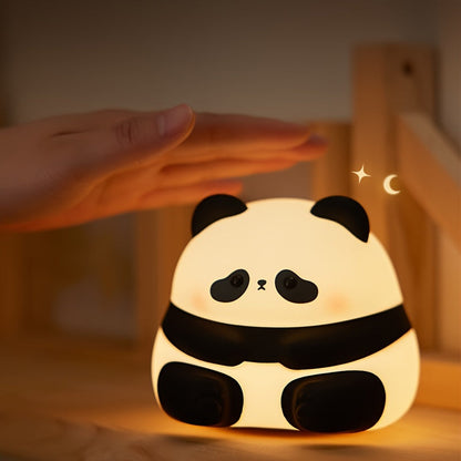Rynx | PandaGlow - Cute Large Panda LED Night Light with Touch Control and Rechargeable Battery