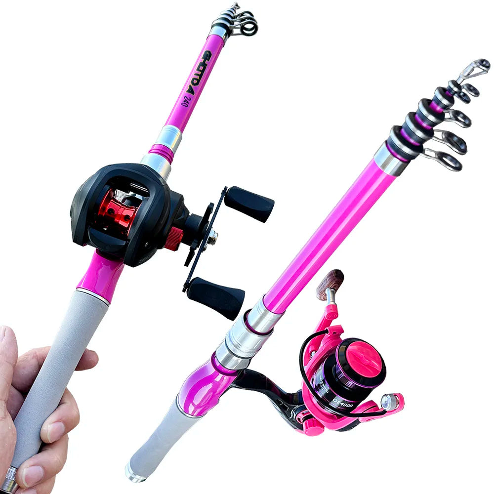 Rynx | Telescopic Fishing Rod and Reel Combination