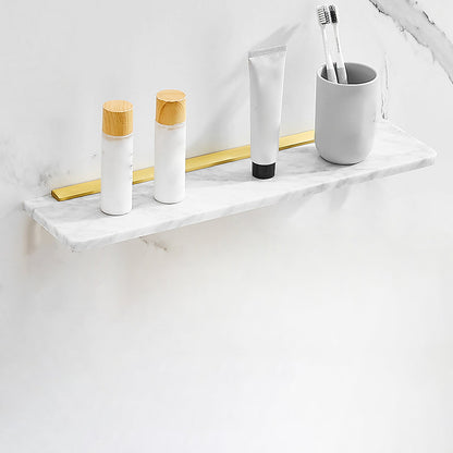 Rynx | 7-piece bathroom accessory set marble and metal bathroom hardware