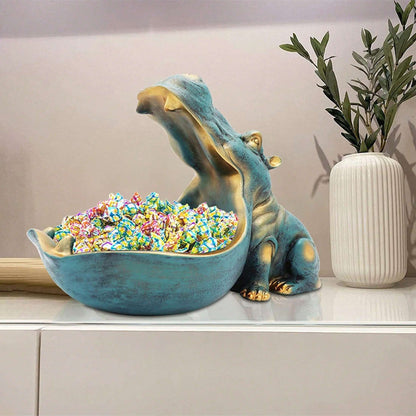 Rynx | HippoServe - Hippo figure with candy bowl & keychain