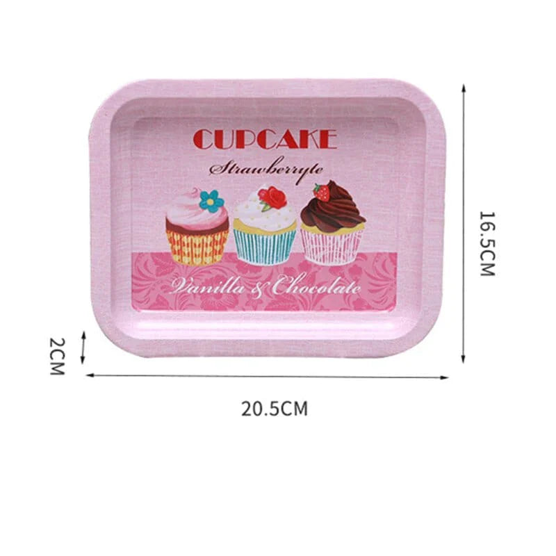 Rynx | 6Pcs Retro Metal Tray