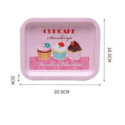 Rynx | 6Pcs Retro Metal Tray