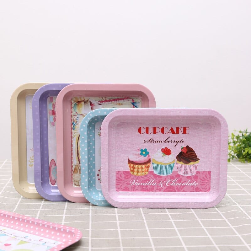 Rynx | 6Pcs Retro Metal Tray