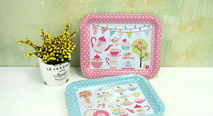 Rynx | 6Pcs Retro Metal Tray