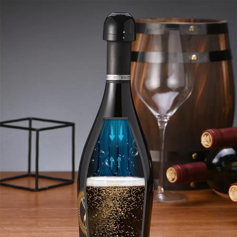 Rynx | Reusable Leak-Proof Silicone Stopper for Champagne and Wine Bottles