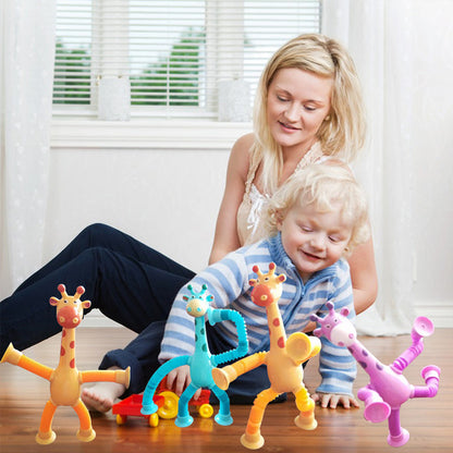 Rynx | Telescopic Giraffe Toy with Suction Cup