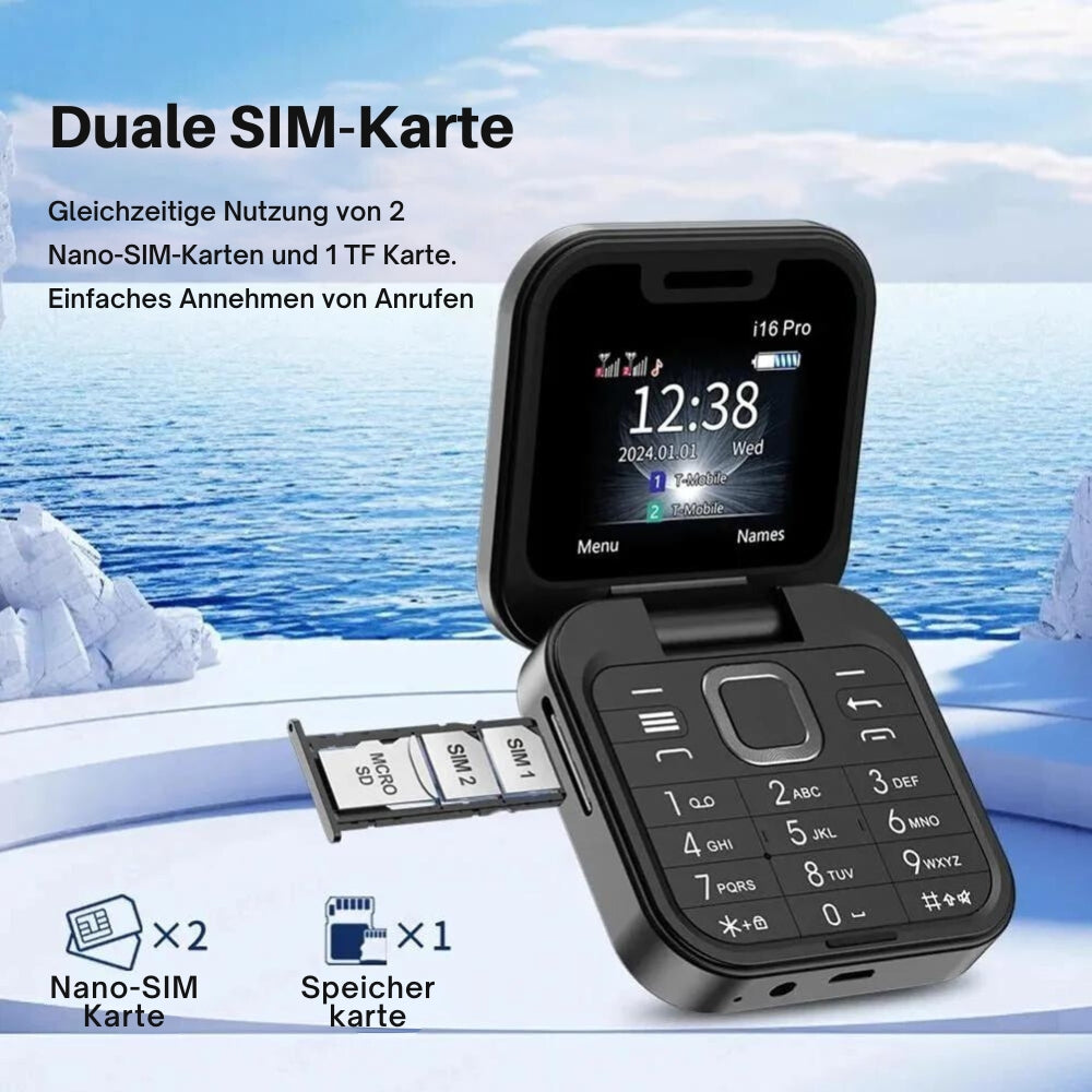RYNX | 2024 New Mini Flip Phone