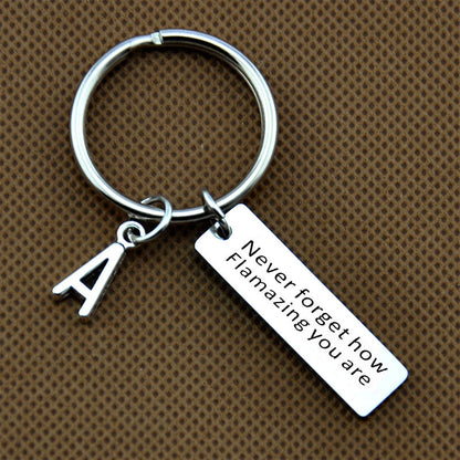 Rynx | Inspiring keychain made of stainless steel
