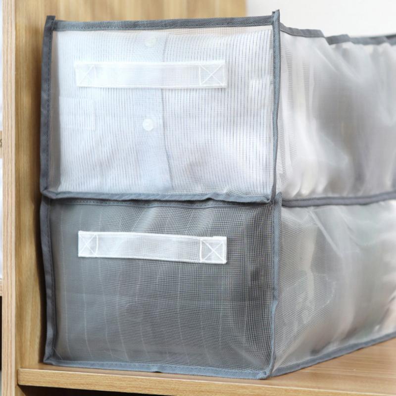 Rynx | 7 Grid Wardrobe Clothing Mesh Divider Set Organizer