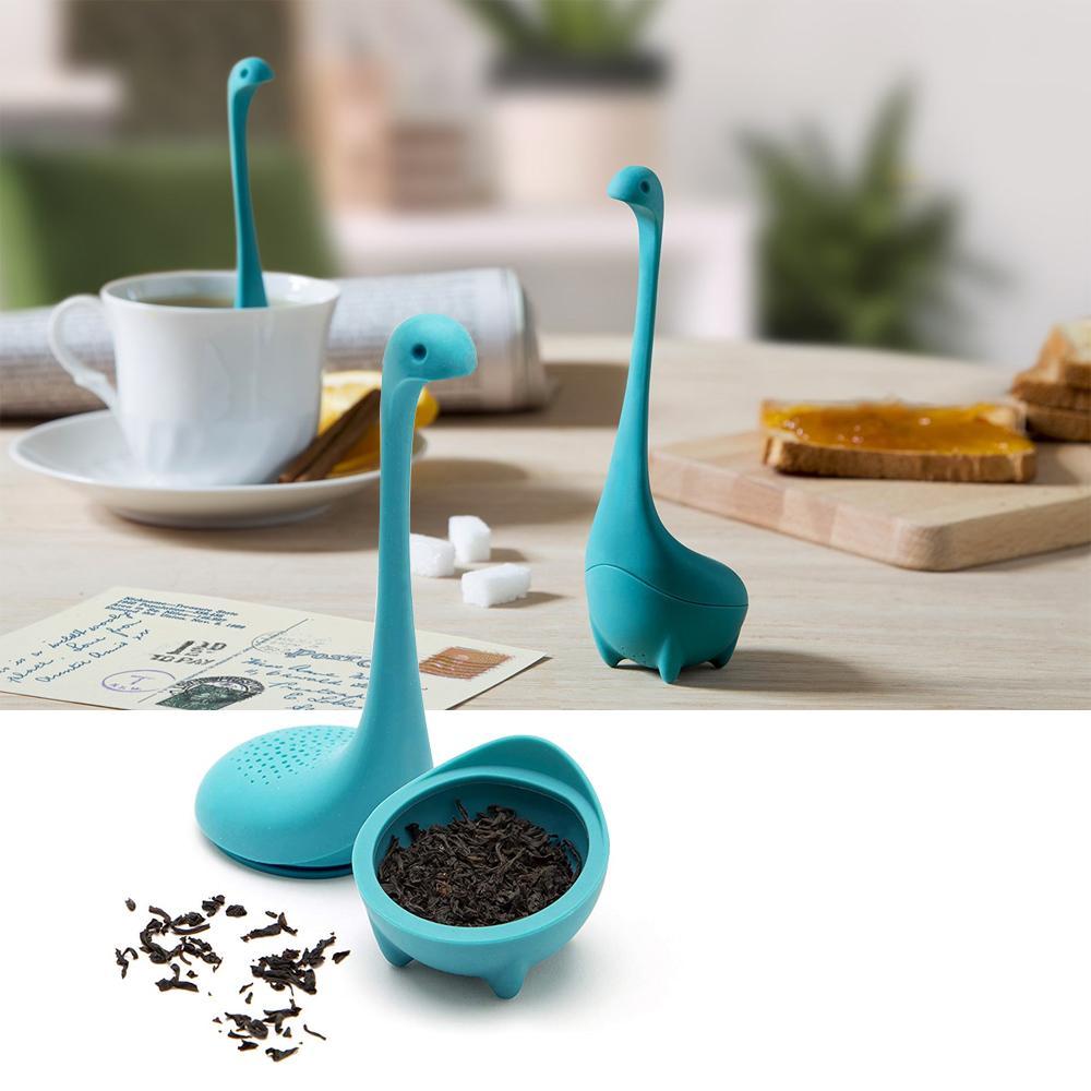 RYNX | Nice Loch Ness Monster Set Strainer, Soup Ladle, Tea Strainer
