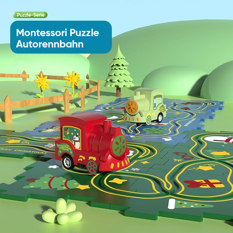 Rynx | Puzzle toy for children with rail vehicles