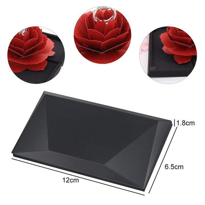 Rynx | 3D Pop Up Rose Ring Box