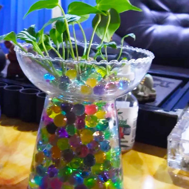 Rynx | Crystal bottom water pearl/Cute Christmas vase filling decoration