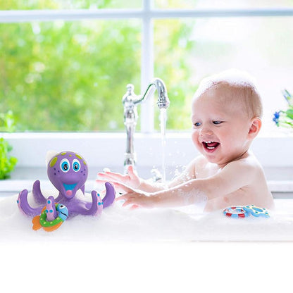 RYNX | Children's Octopus Bath Toy with 5 Rings