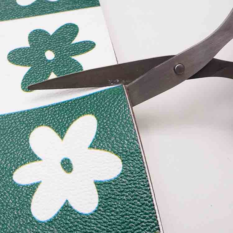 Rynx | Lovely Pink Flowers PVC Leather Kitchen Mat