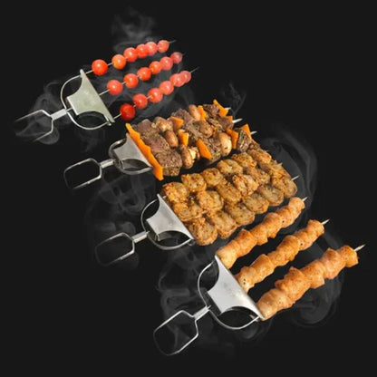 Rynx | 3-Way Grill Skewers, Stainless Steel Skewers For Bbq