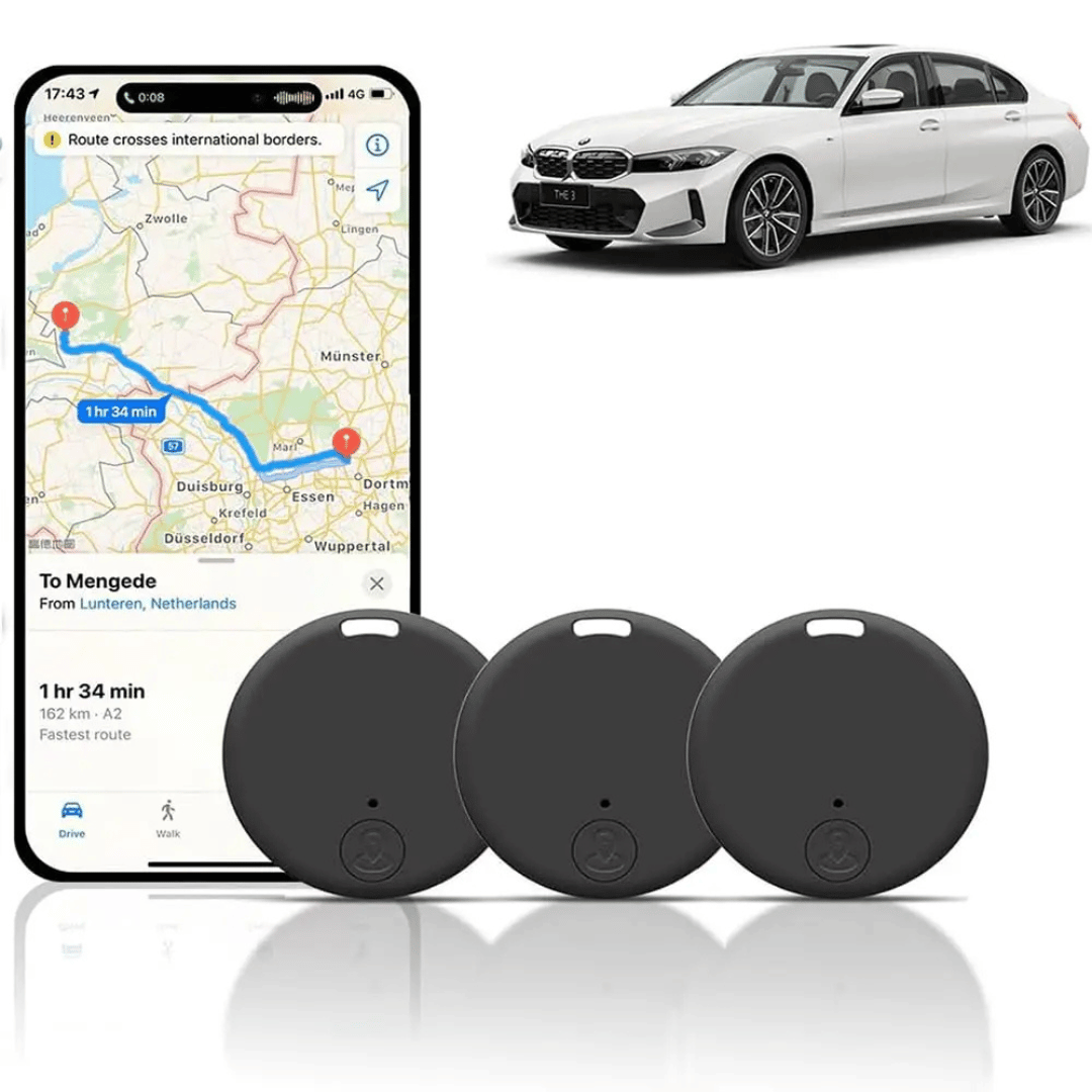 Rynx | 3x Mini GPS Tracker - Strong Car and Key Locator