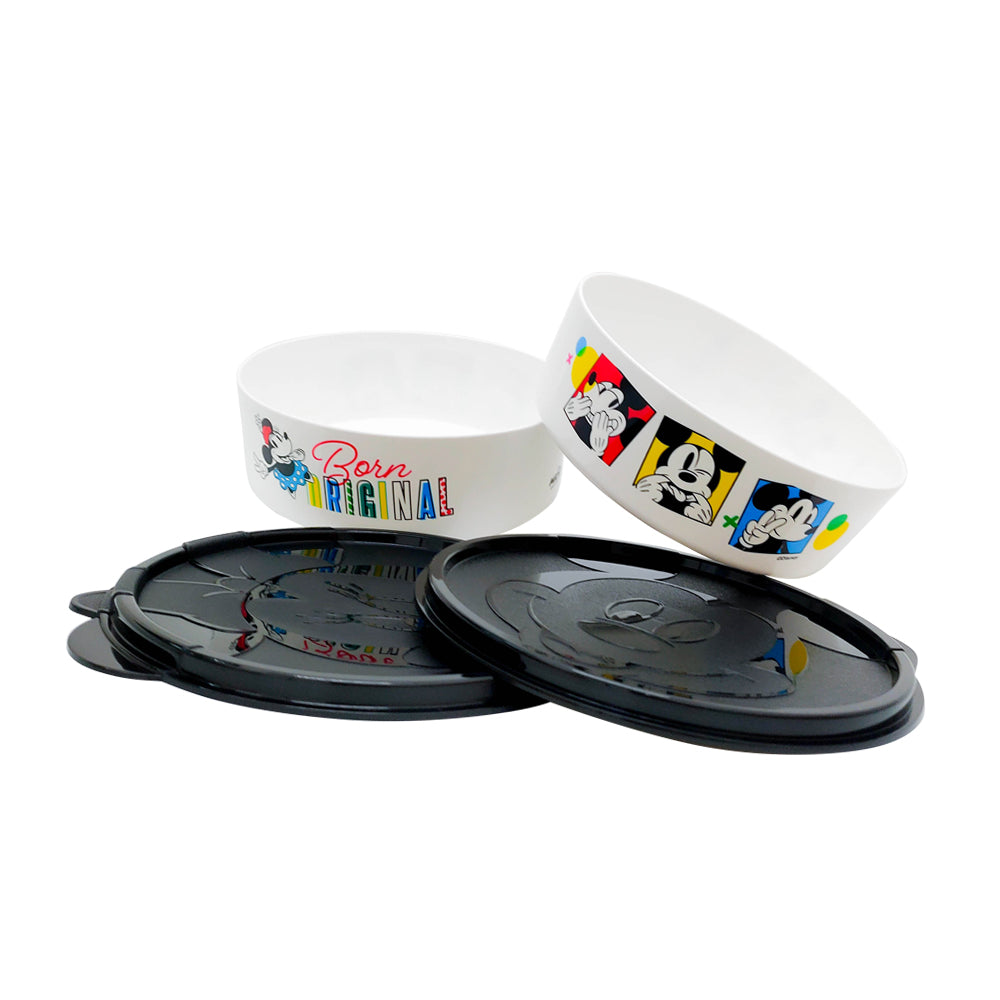 Rynx | Mickey & Minnie Hand-friendly Bowl - White