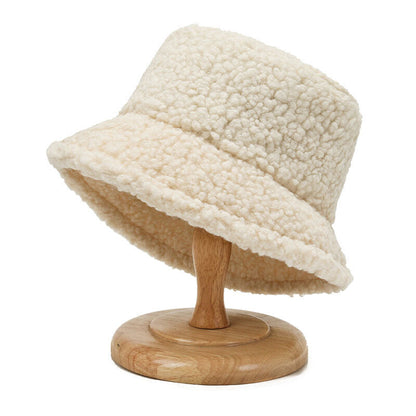 RYNX | Hat - Warm Teddy Bucket for Winter Days White