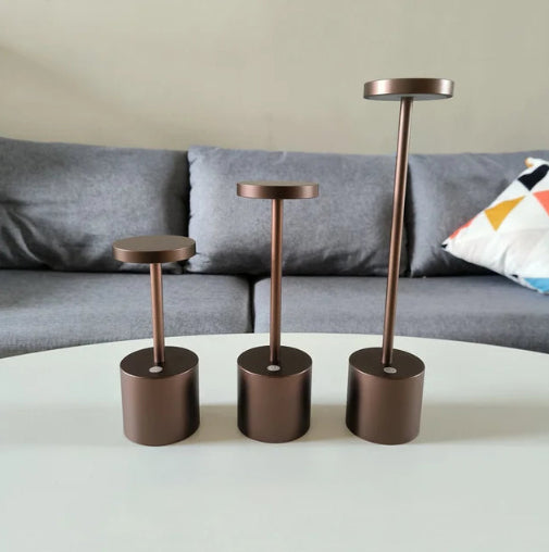 Rynx | LumaLite Rechargeable LED Table Lamp | Wireless | Dimmable | Modern Design for Restaurants and Home