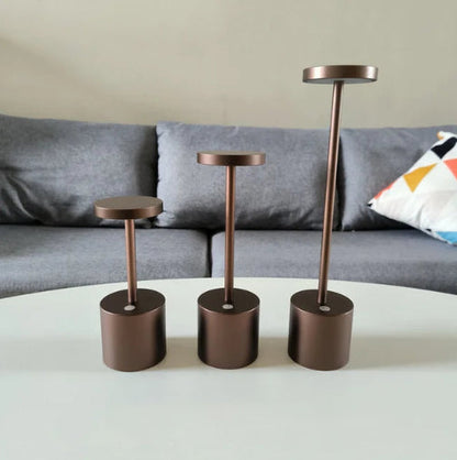 Rynx | LumaLite Rechargeable LED Table Lamp | Wireless | Dimmable | Modern Design for Restaurants and Home