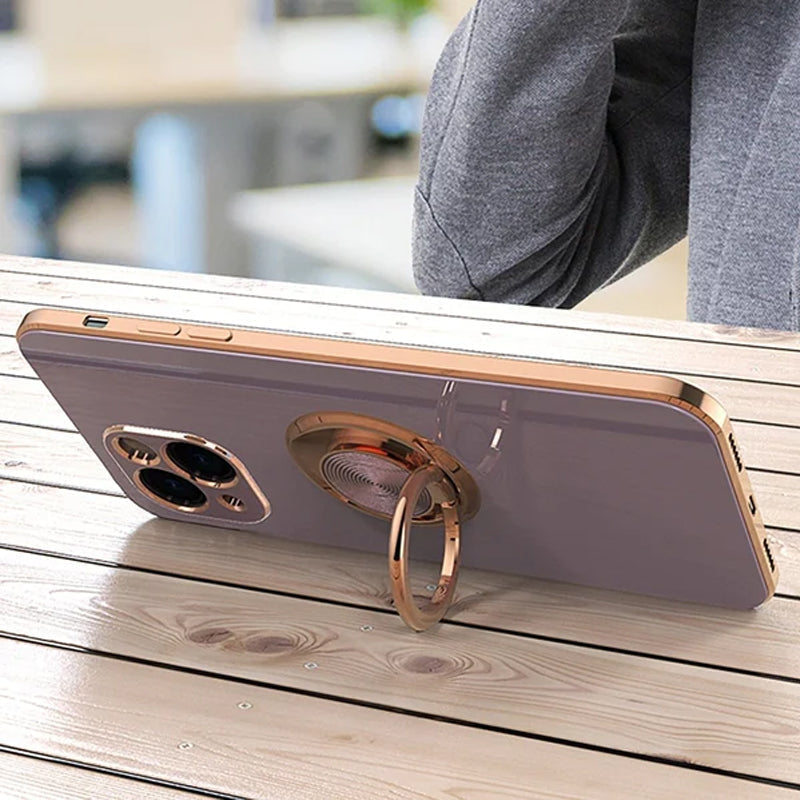 Rynx | Plated iPhone Case with Ring