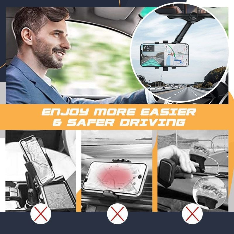Rynx | Rotatable & Extendable Car Phone Holder