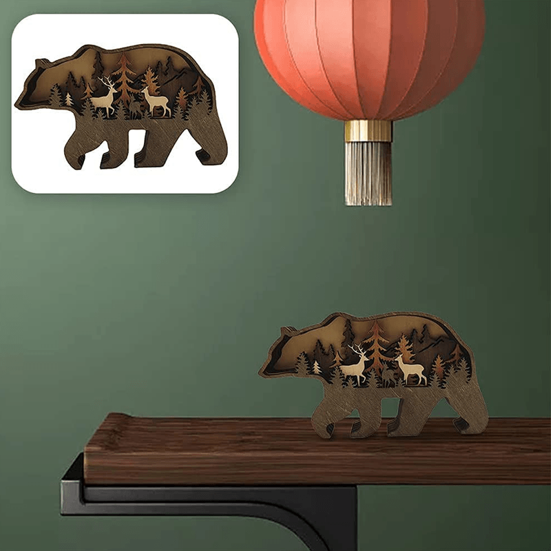 Rynx | 3d Creative Wood Animal Carving Craft Gift