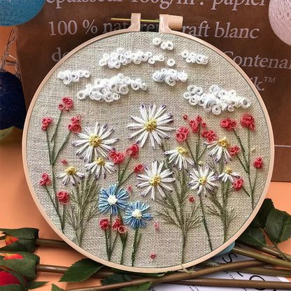 RYNX | Flower Package With Embroidery Hoops For Beginners C